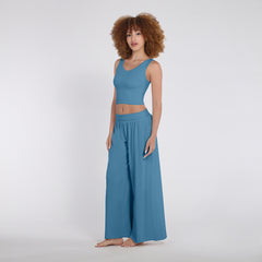 B30 Rib V-Neck Crop
