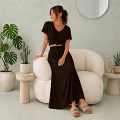 Bra30 Jersey Skirt Long