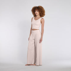 B30 Rib V-Neck Crop