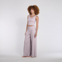 B30 Rib V-Neck Crop