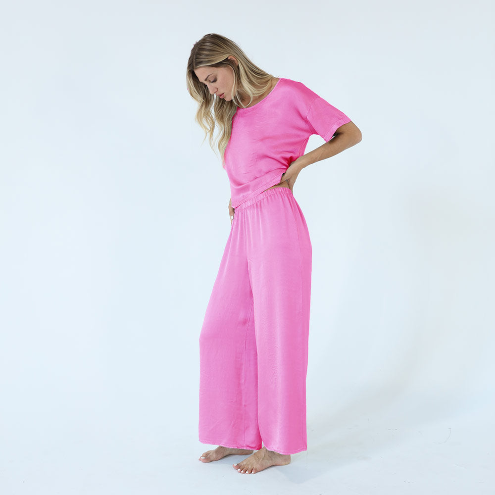 Mo-Crop Satin Palazzo – PJ Harlow Online Store