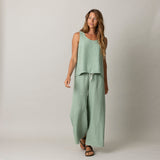 Finley Linen Crop Pant