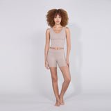 B30 Rib V-Neck Crop