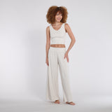 B30 Rib V-Neck Crop