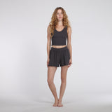 B30 Rib V-Neck Crop