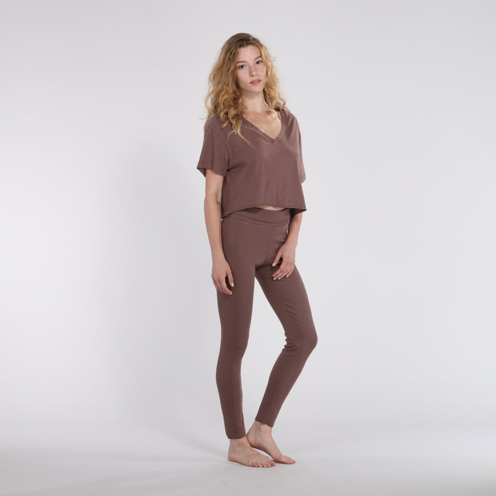 B30 V-Neck Crop Jersey Tee