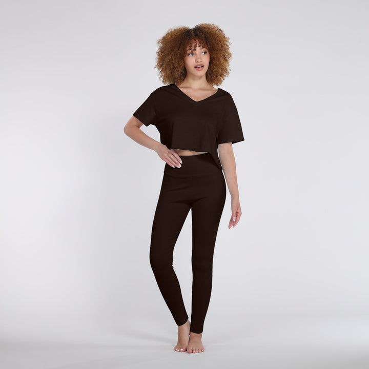 B30 V-Neck Crop Jersey Tee