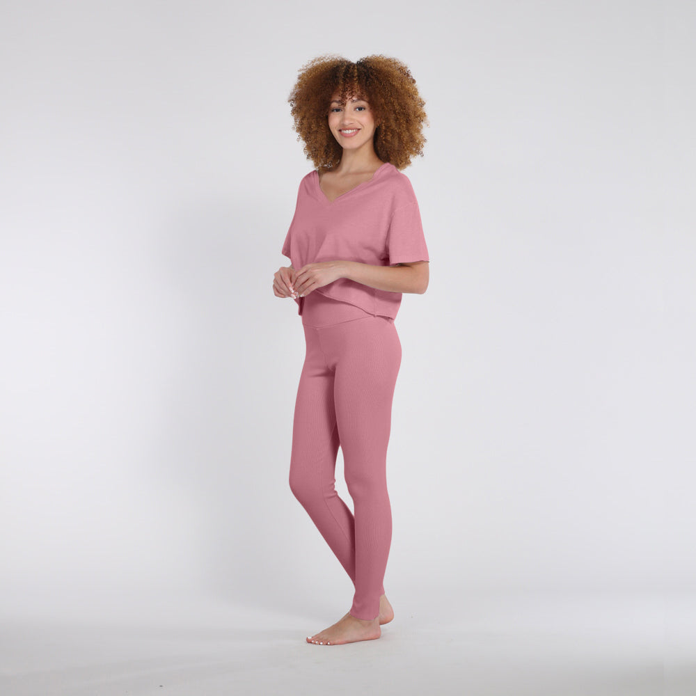 B30 V-Neck Crop Jersey Tee