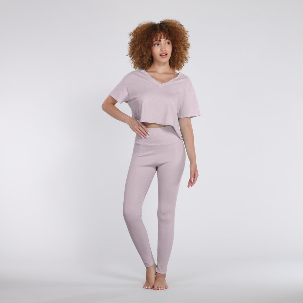 B30 V-Neck Crop Jersey Tee