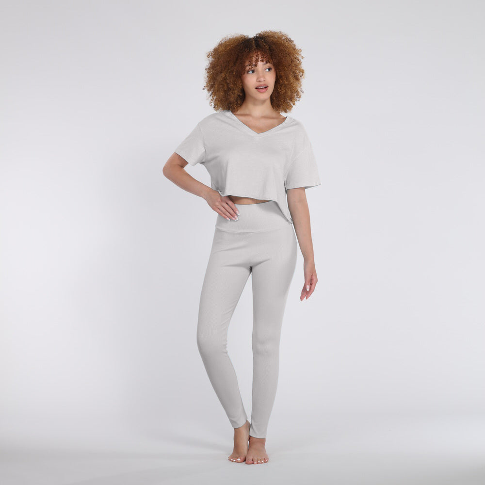 B30 V-Neck Crop Jersey Tee
