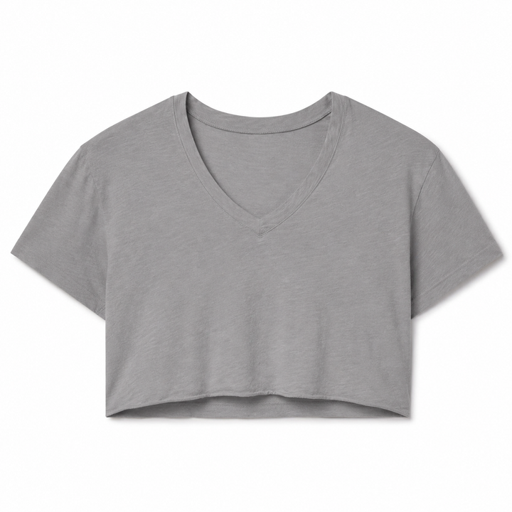 B30 V-Neck Crop Jersey Tee