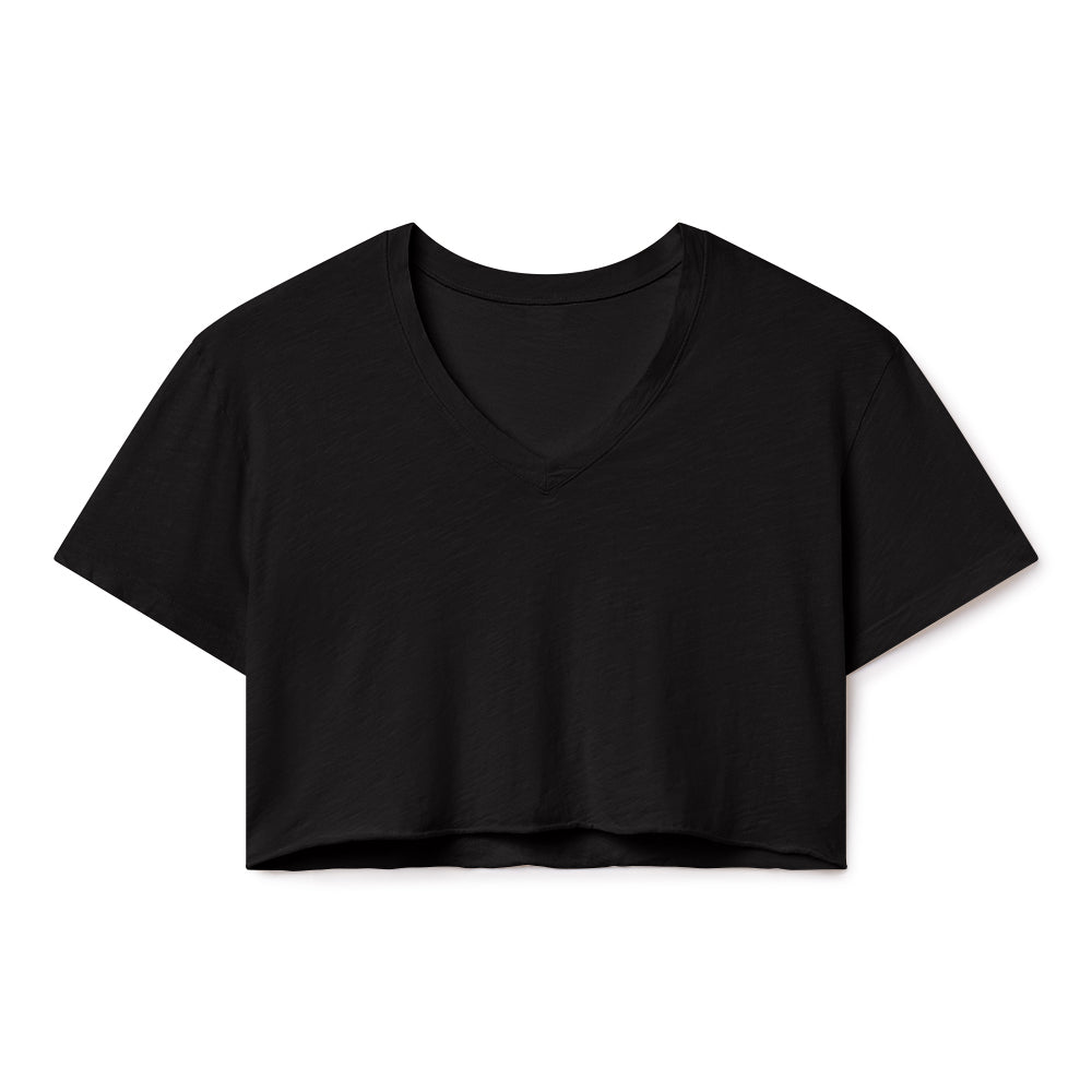 B30 V-Neck Crop Jersey Tee