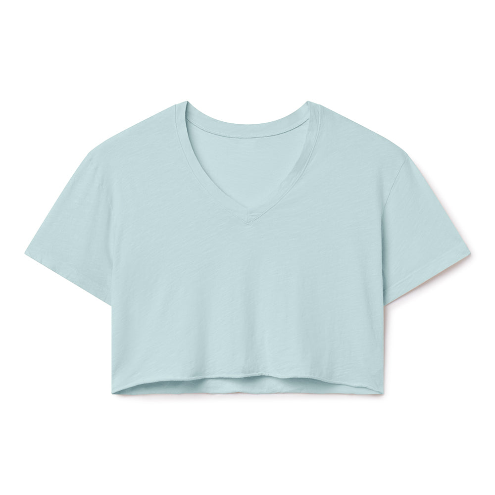 B30 V-Neck Crop Jersey Tee