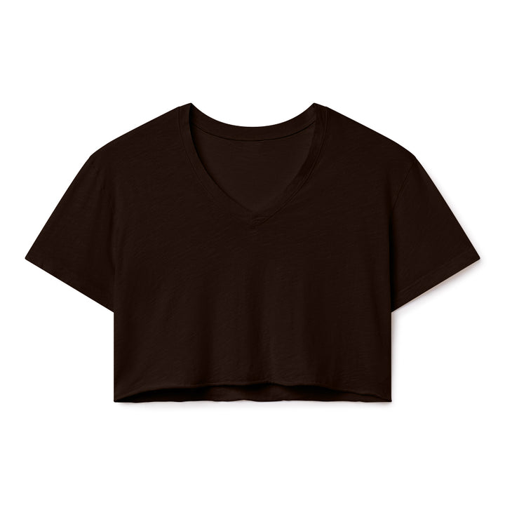 B30 V-Neck Crop Jersey Tee