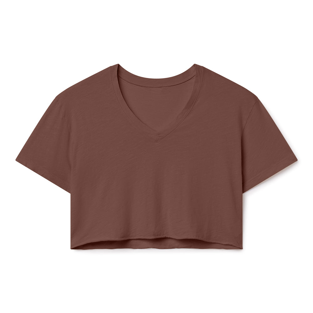 B30 V-Neck Crop Jersey Tee