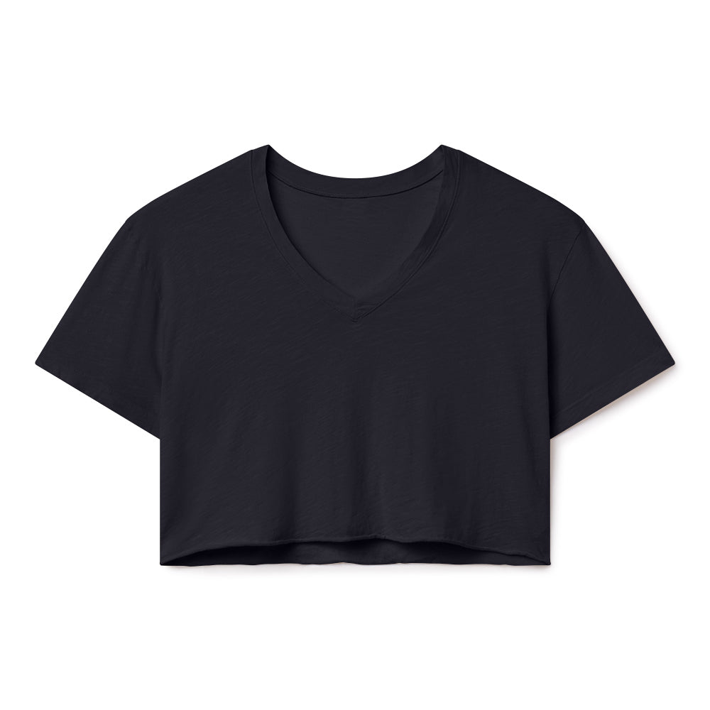 B30 V-Neck Crop Jersey Tee