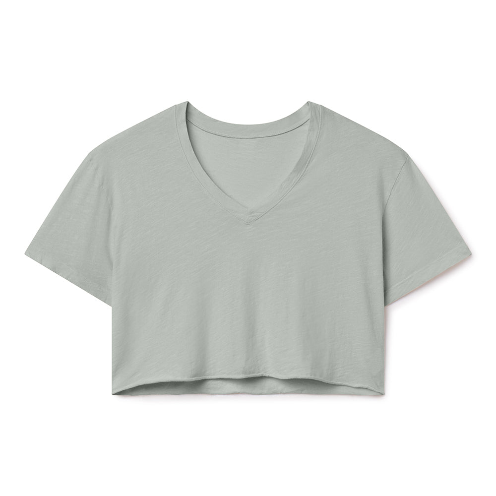 B30 V-Neck Crop Jersey Tee