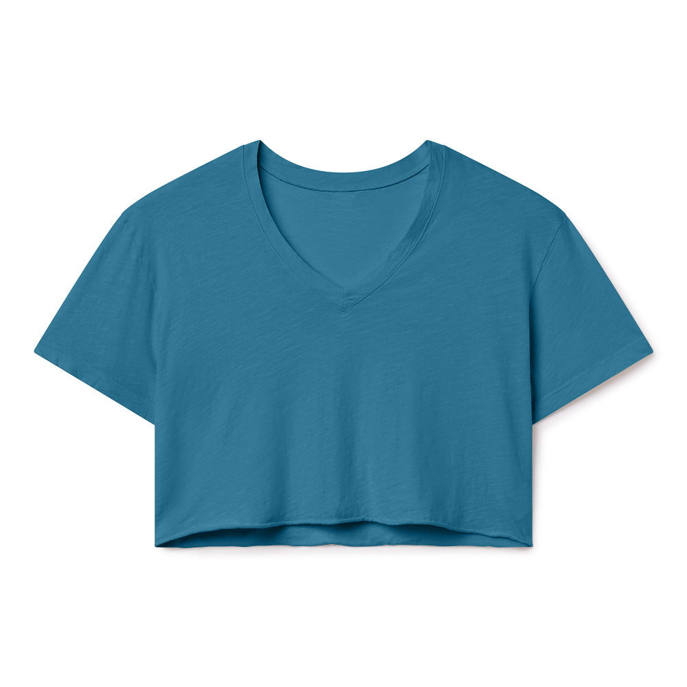 B30 V-Neck Crop Jersey Tee