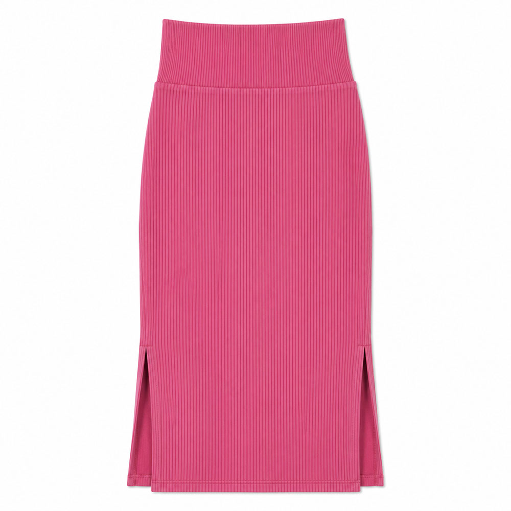 Bra30 Rib Tight Skirt Long