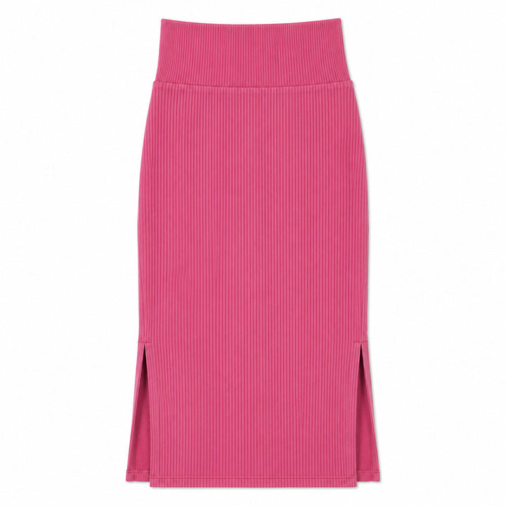 Bra30 Rib Tight Skirt Long