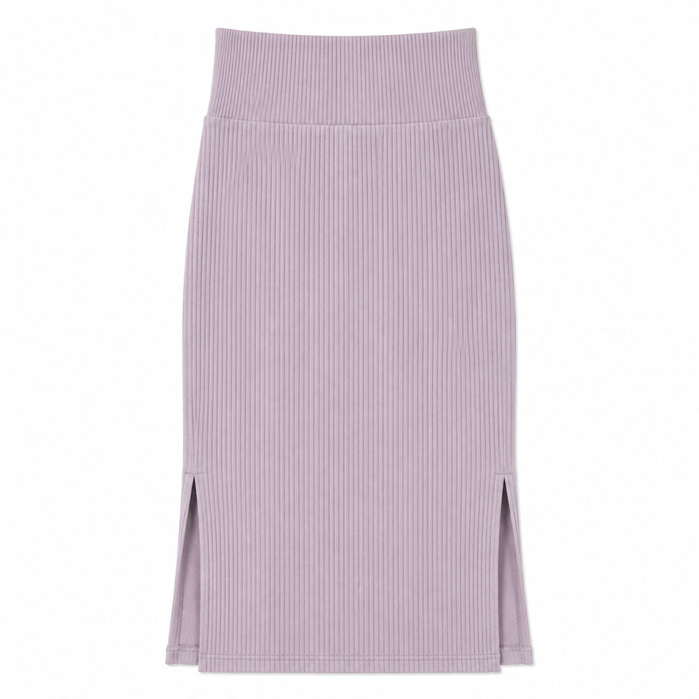 Bra30 Rib Tight Skirt Long