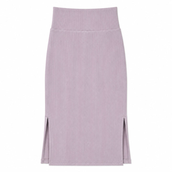 Bra30 Rib Tight Skirt Long