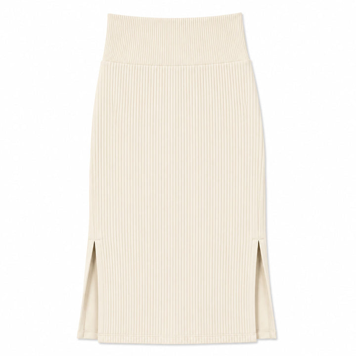 Bra30 Rib Tight Skirt Long