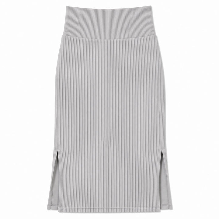 Bra30 Rib Tight Skirt Long