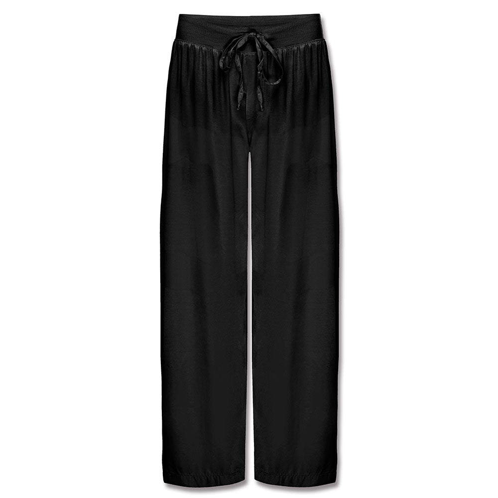 Topshop zip front capri trouser in black